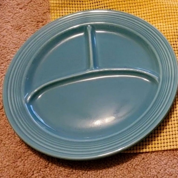 Fiestaware Dining Vintage Fiestaware Divided Plate Poshmark